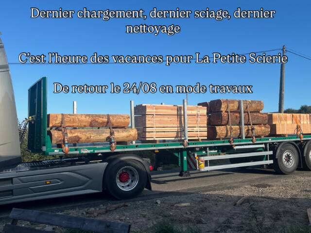 À très vite, un bel été à tous et la suite sur la prochaine news. Des petits changements en vue à La Petite Scierie.
#lapetitescierie #loire #scierie